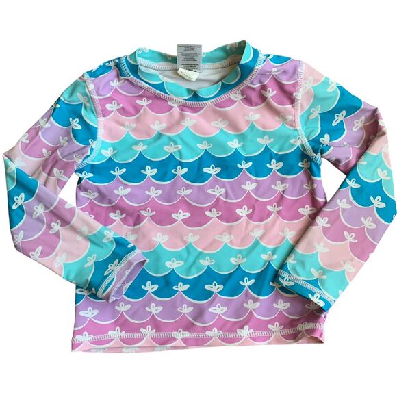 RuffleButts Mermaid Rashguard - Picture 5 of 5